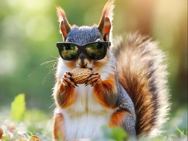 Squirrel in Sunglasses